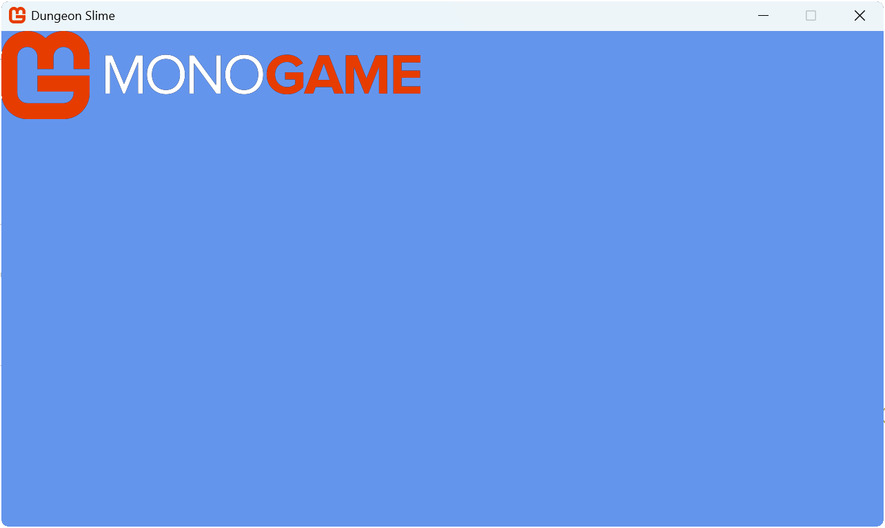 Figure 5-8: The MonoGame logo drawn to the game window