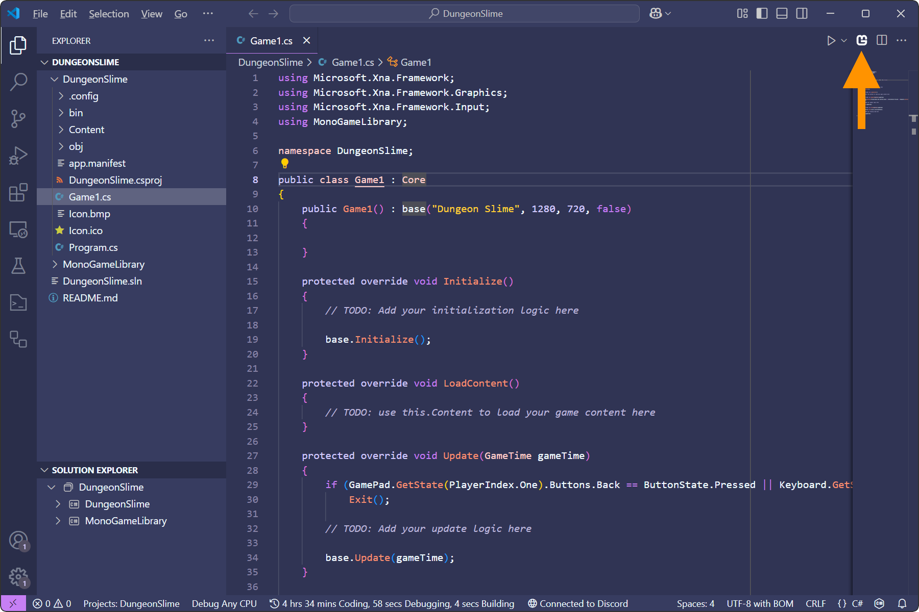 Figure 5-1: MonoGame for VSCode extension icon