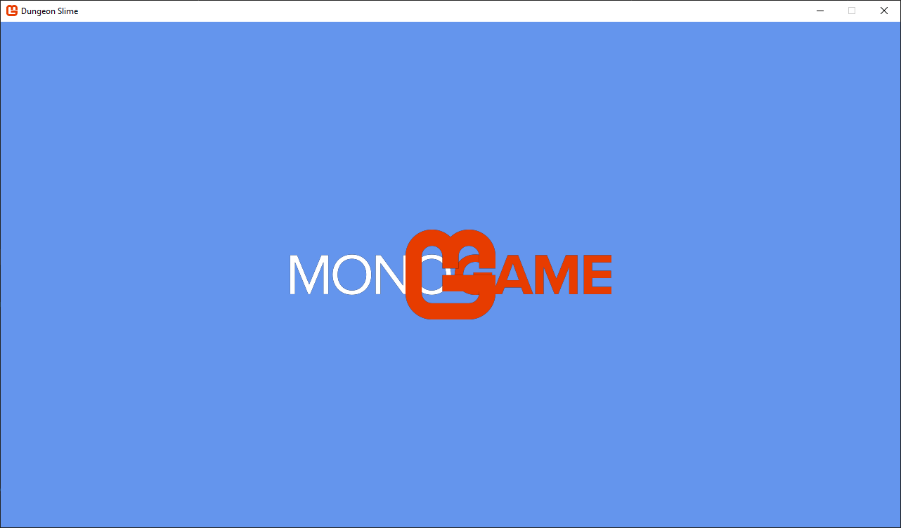Figure 6-16: The MonoGame icon drawn on top of the wordmark